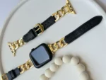 بند اپل واچ کارتیر استیل و چرم سگک دلفینی (کدw5014) - تصویر 10