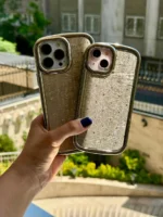 قاب پارچه ای بژ (کدC1738)