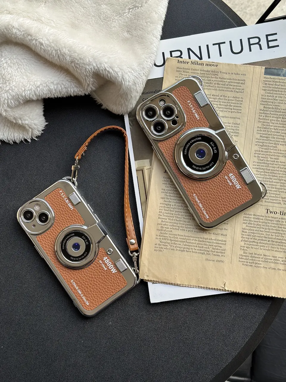 7bd742 قاب Brown Retro Camera (کدC1539) - Image 1