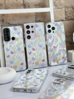 قاب براش قلبی مداد رنگی آیفون و سامسونگ و شیائومی (کدC1746) - Image 3