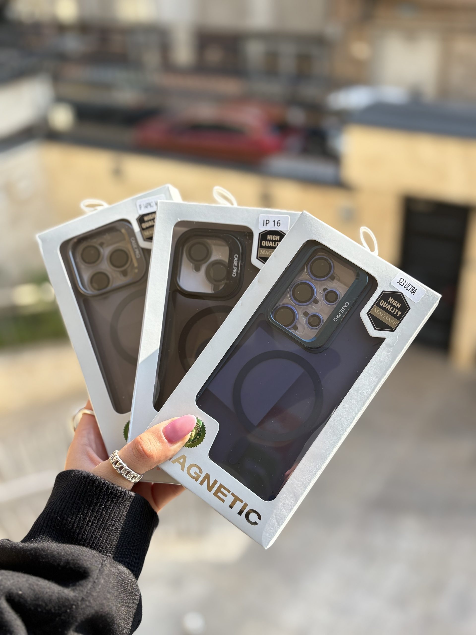 قاب Matte CasePro Lens with MagSafe استند شو با لنز رینگی (کدC1608)