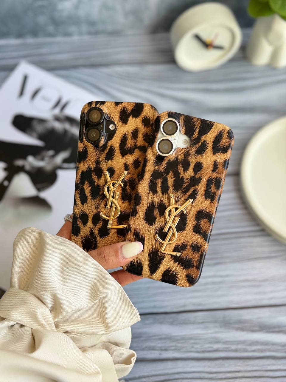 قاب YSL پلنگی (کدC2012)