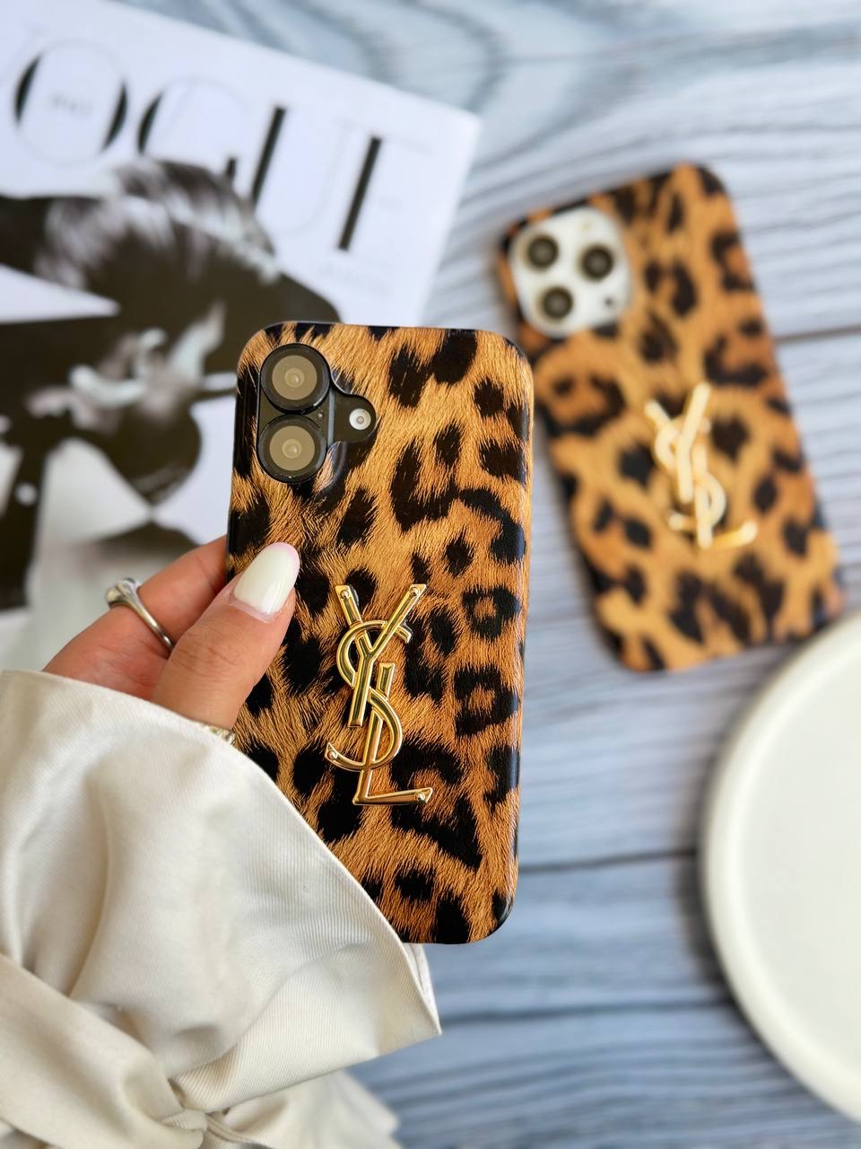 قاب YSL پلنگی (کدC2012)