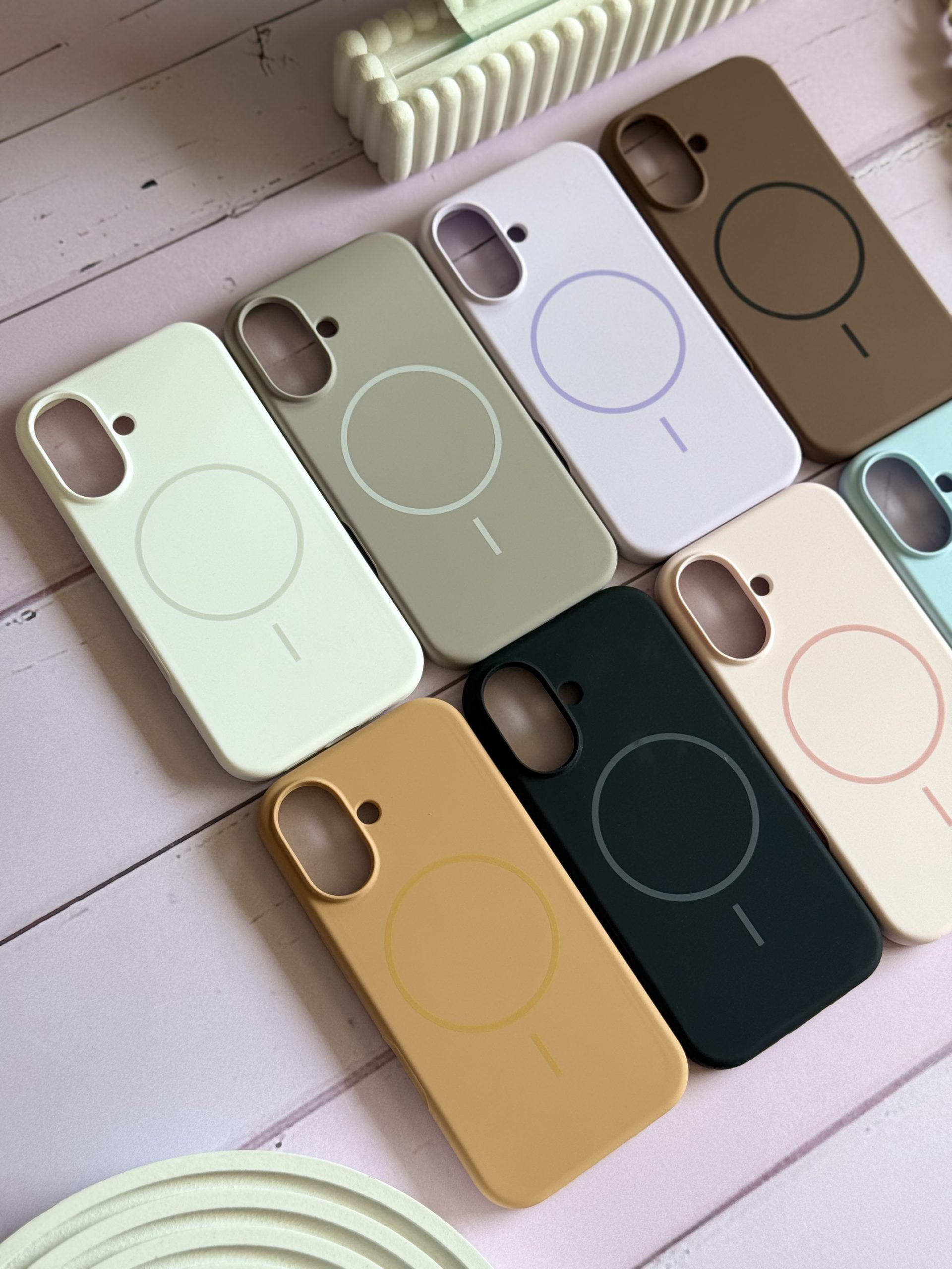 قاب سیلیکونی مگ سیف دار آیفونی (کدC2109)