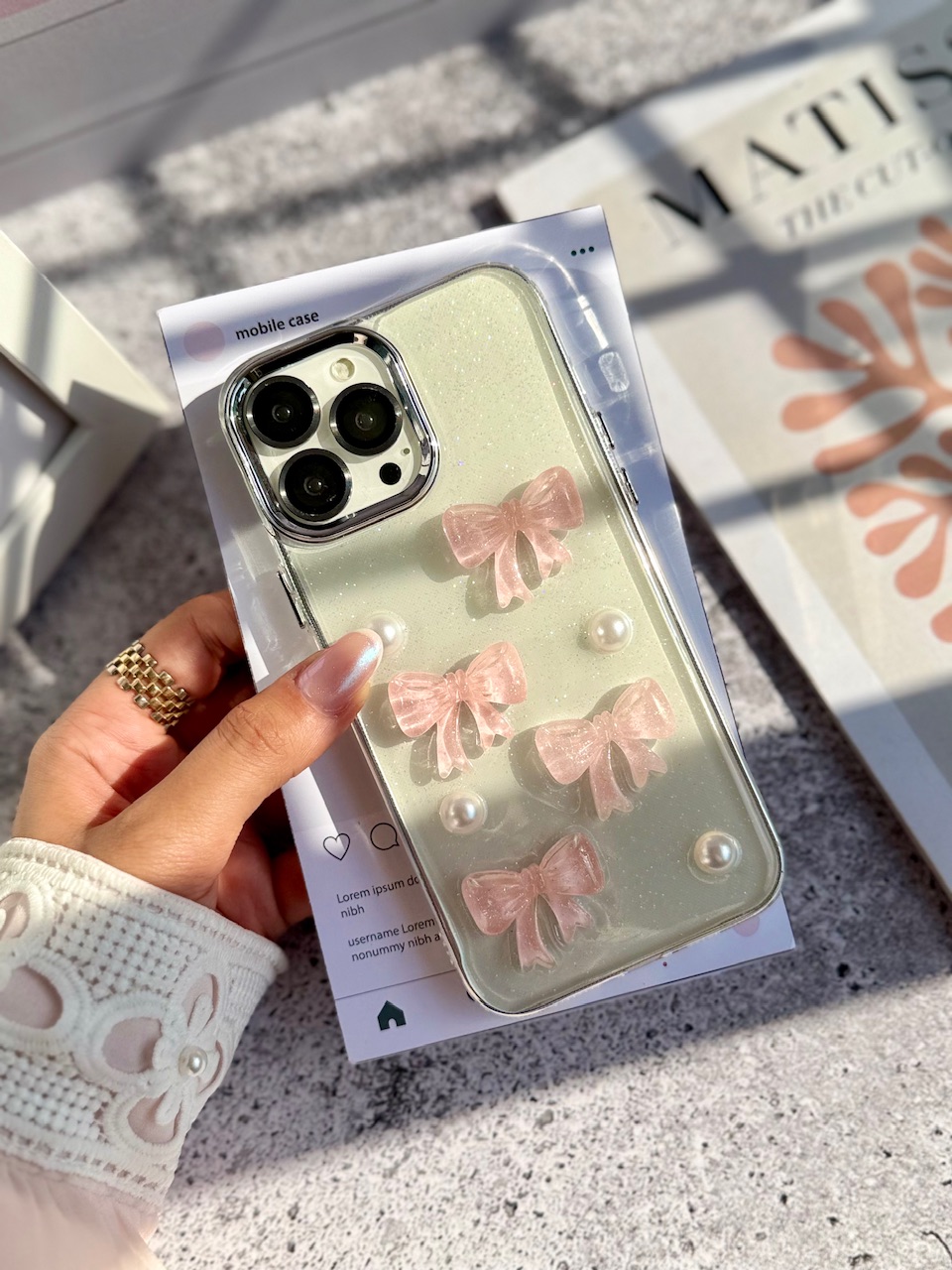 قاب shiny ribbon (کدC2135)