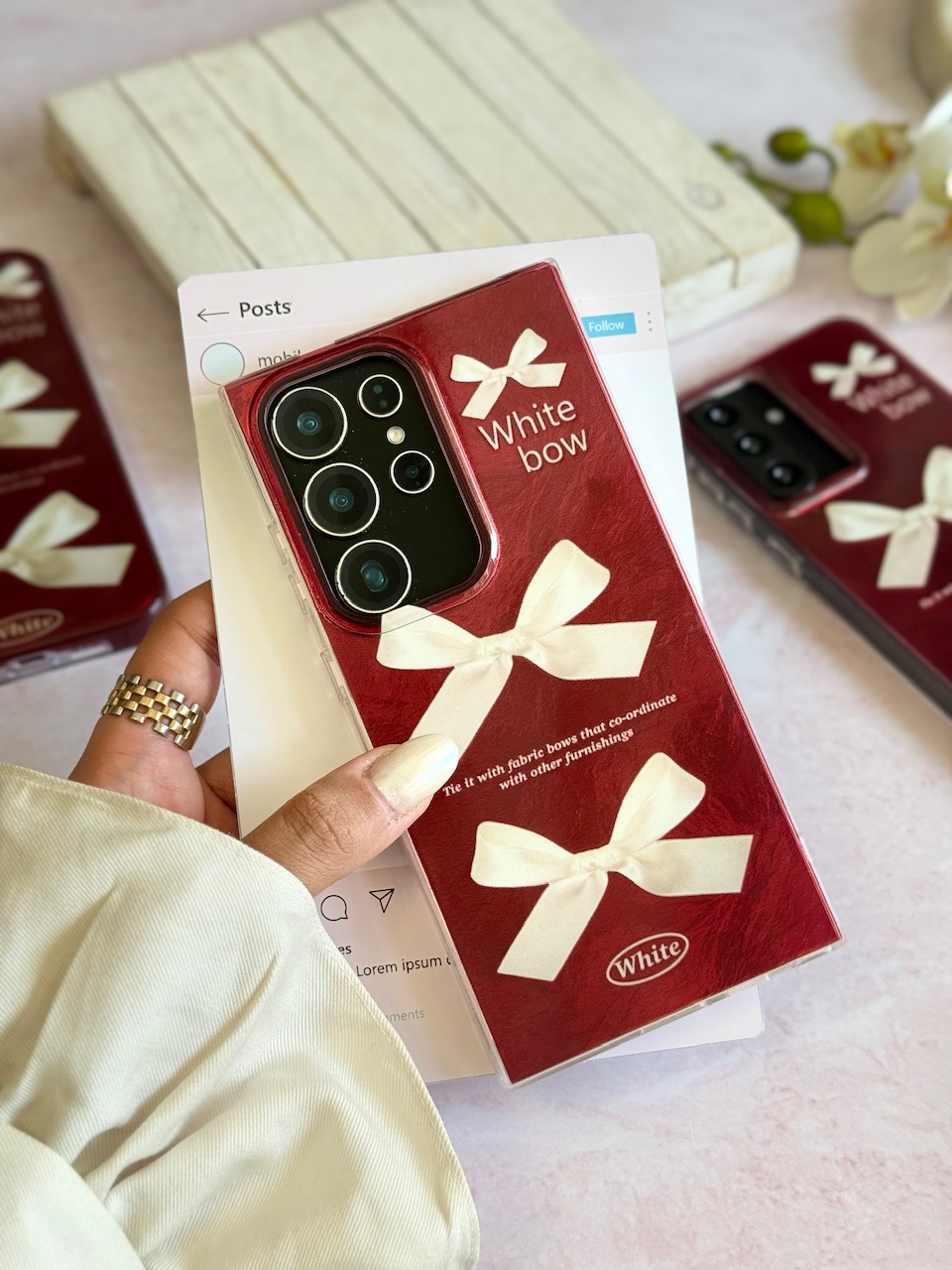 قاب چری white bow اندرویدی (کدC2095)