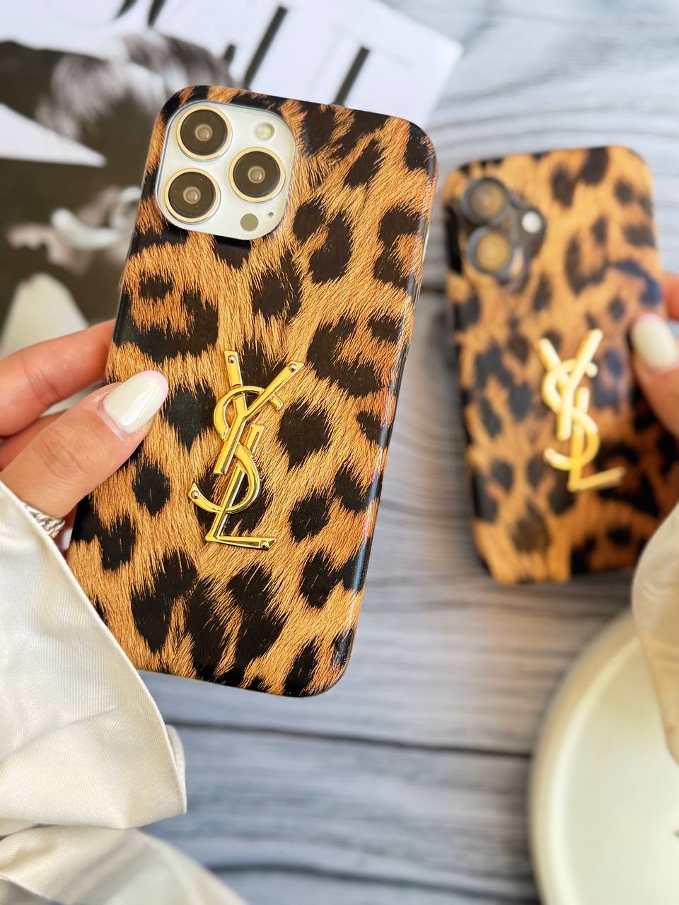 قاب YSL پلنگی (کدC2012)