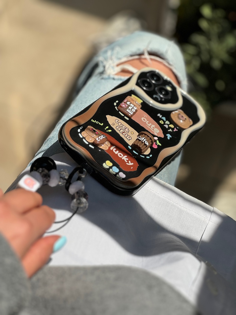 قاب خرس شکلاتی آیفون ، سامسونگ ، شیائومی (کدC1579)