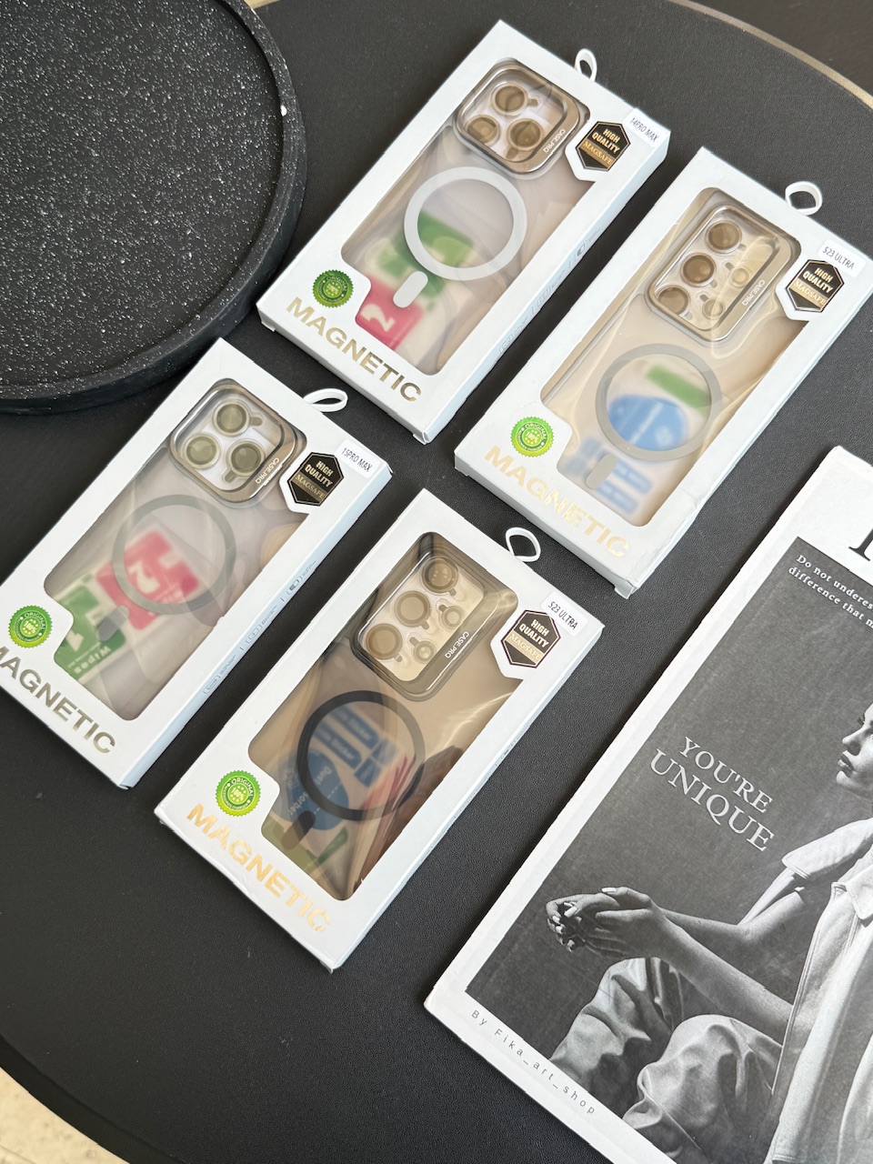 قاب Matte CasePro Lens with MagSafe استند شو با لنز رینگی (کدC1608)