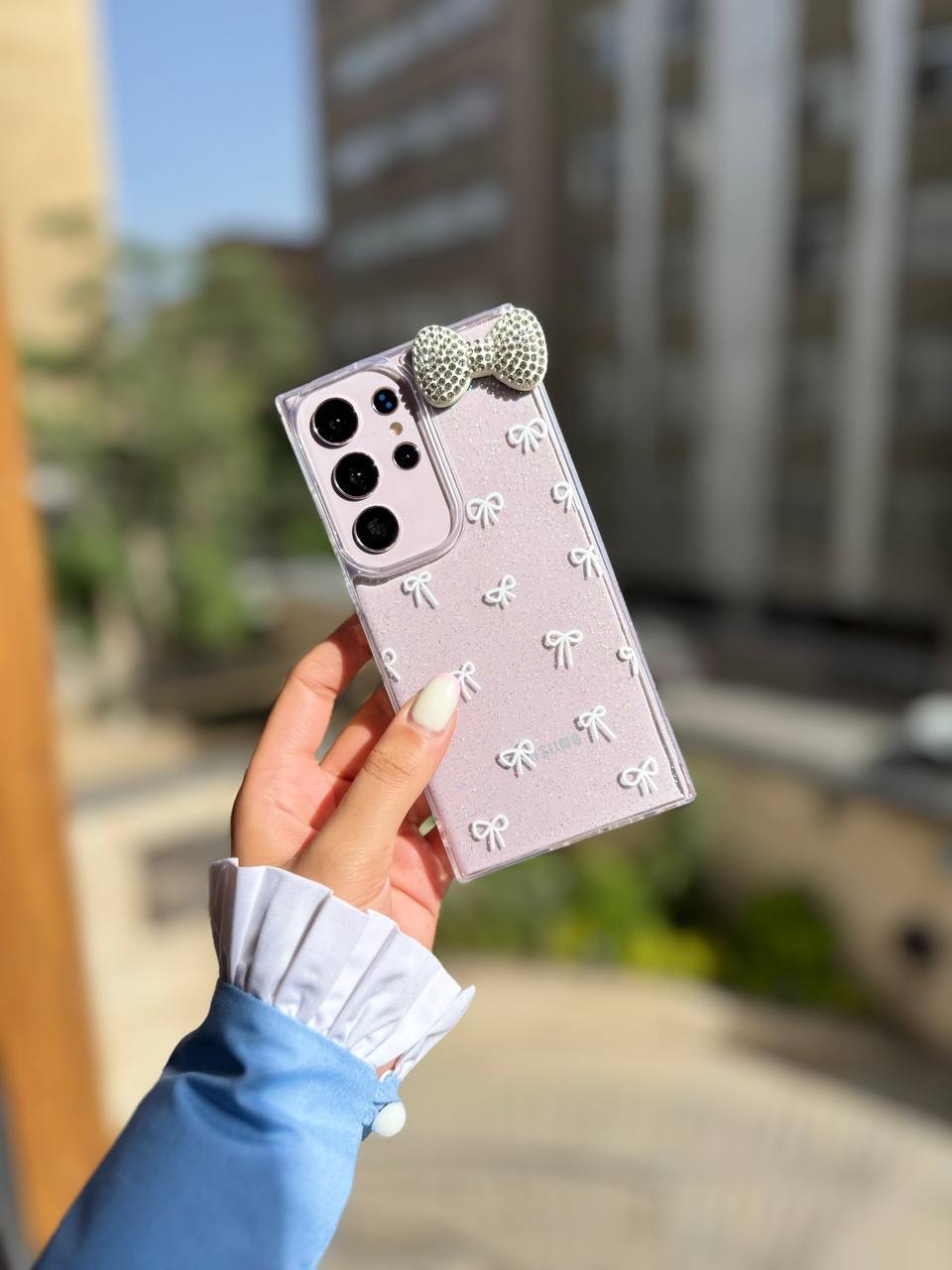 قاب پاپیون لاکچری آیفون و سامسونگ و شیائومی (کدC1935)