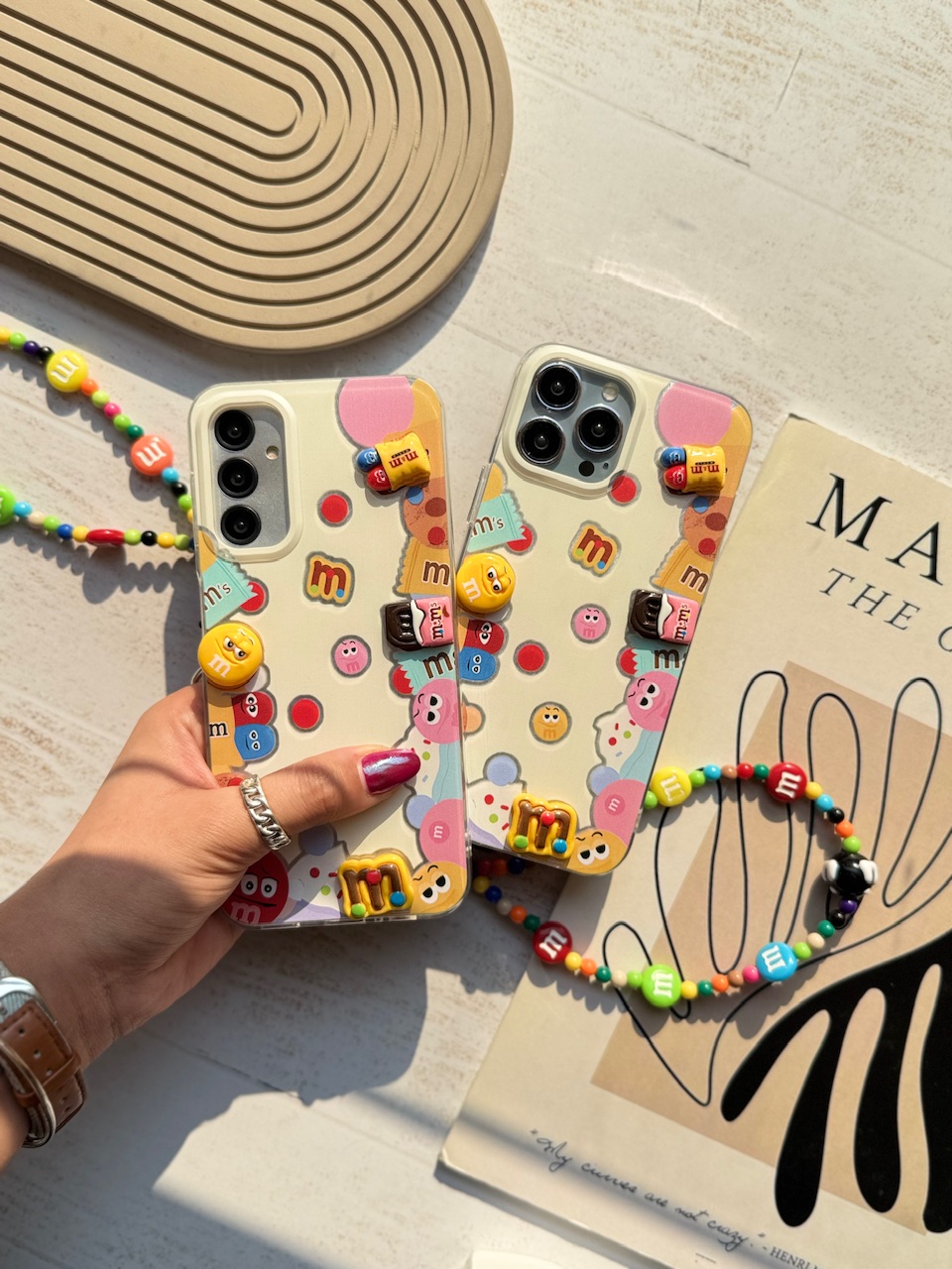 قاب M&M Land با آویز آیفون سامسونگ شیائومی (کدC1917)
