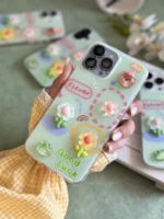 قاب گل برجسته زمینه سبز GOOD LUCK (کدC2107) - تصویر 7