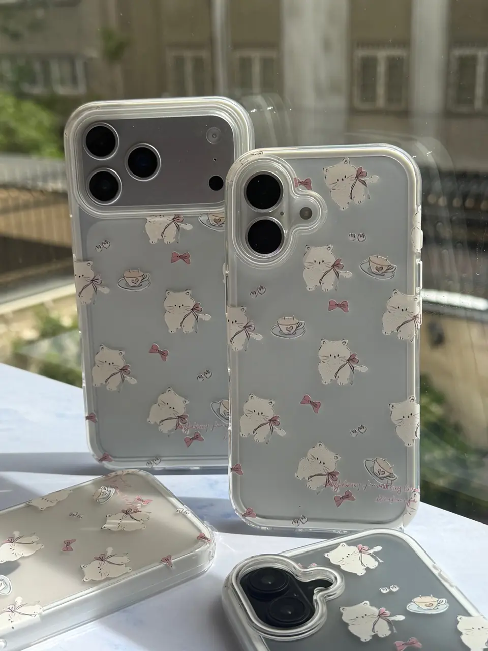 8d6d9f قاب Tea & Cats (کدC2219) - Image 1
