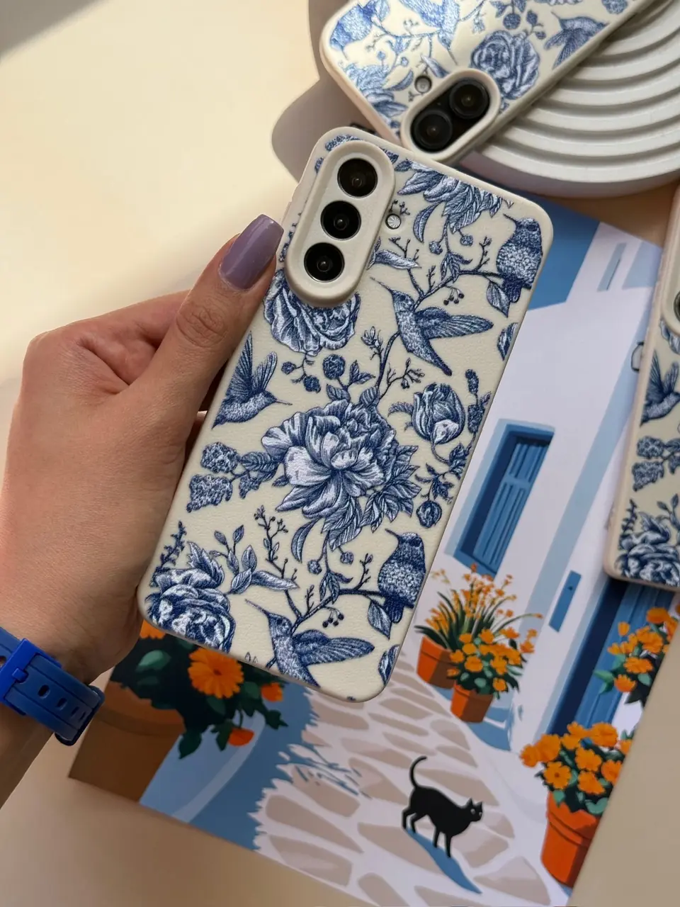 da161e قاب Blue Blossom (کدC2220) - Image 1