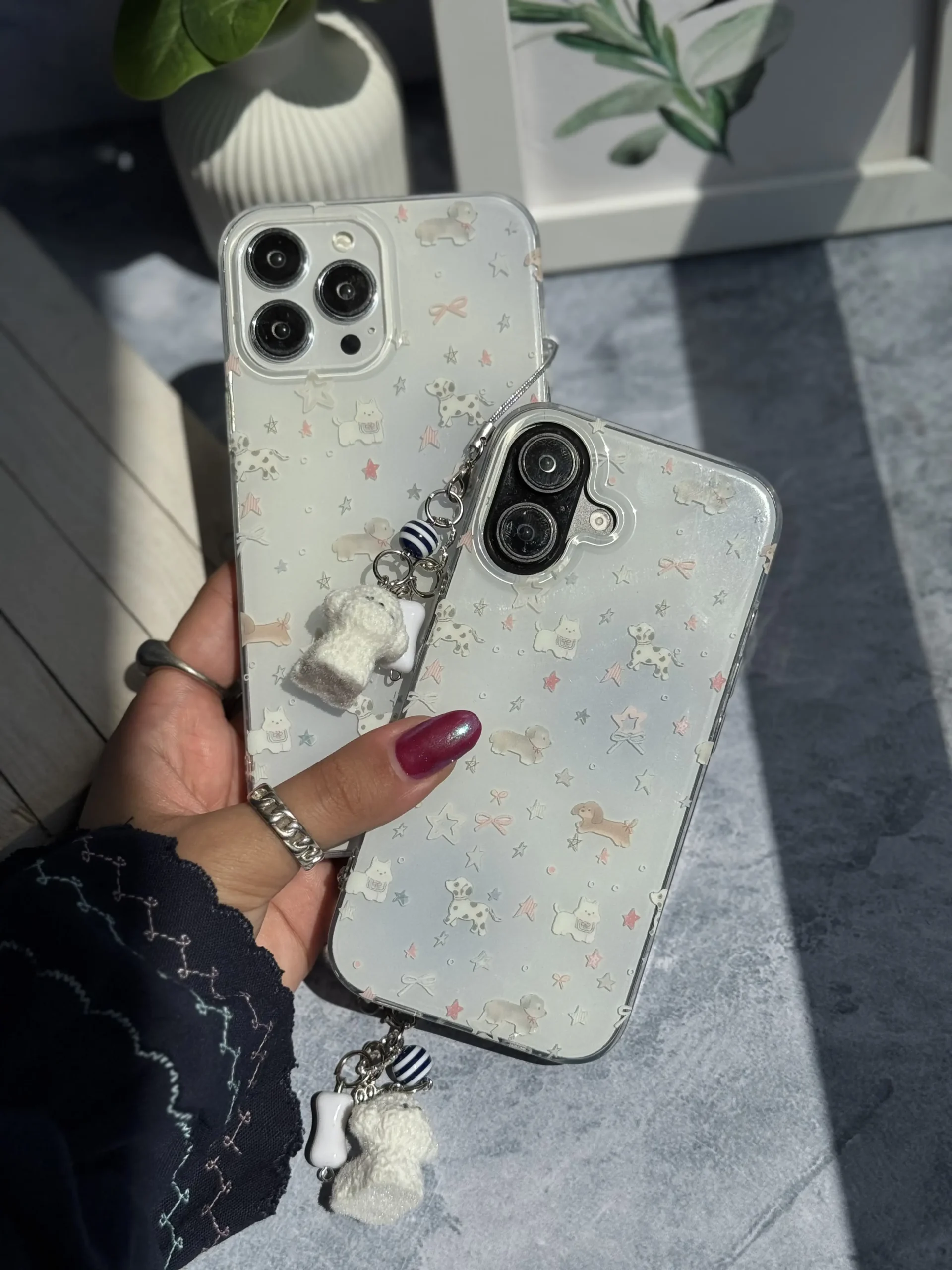 57f056 قاب Puppy Star با آویز (کدC2060) - Image 1