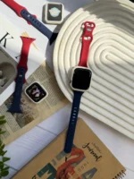 بند اپل واچ سیلیکونی با گارد French Style (کدw5029) - Image 5