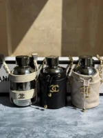 بطری آب استیل شنل سری Thermos Cup با بند/کیف دوشی (کدa0271) - Image 3