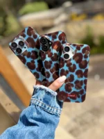 قاب Aqua Leopard آیفون (کدC2088) - Image 5