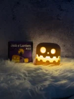چراغ خواب طرح هالوین Jack-o'-lantern کدو تنبل (کدa0221)