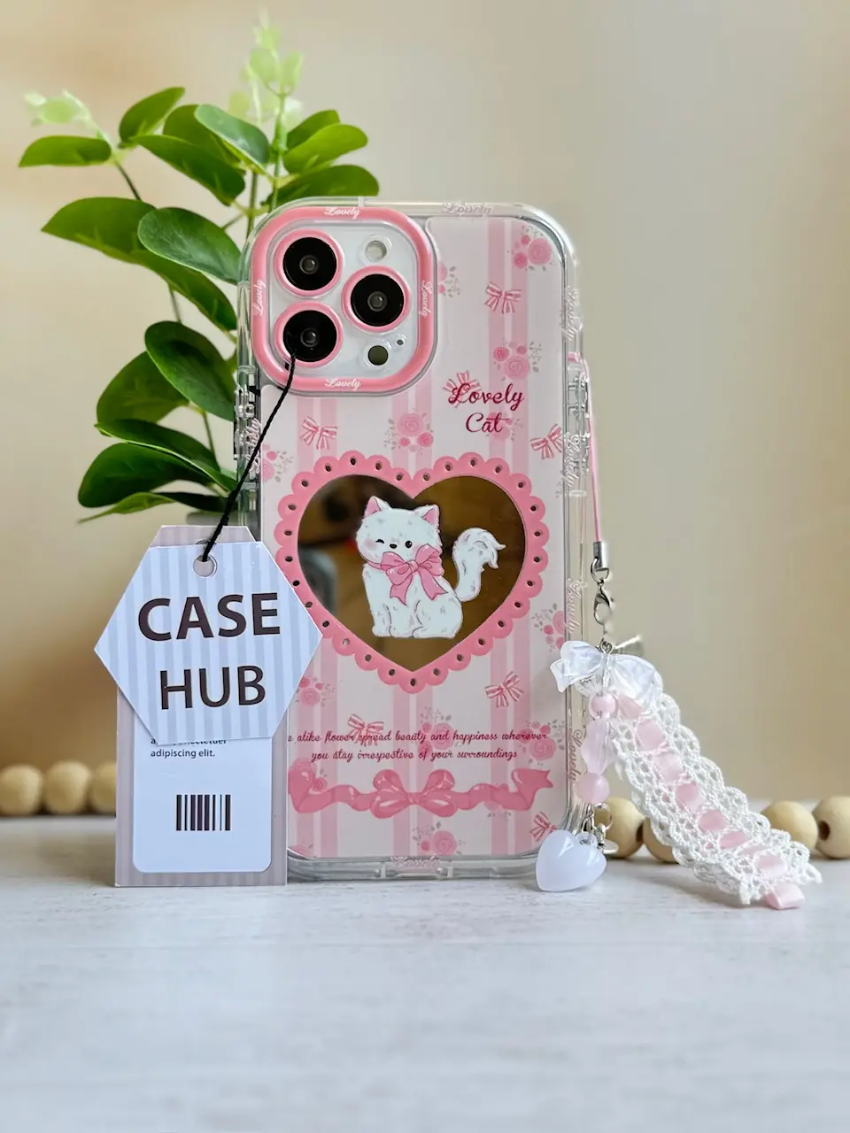 f5733f قاب گربه اشراف زاده با آویز آیفون ، سامسونگ ، شیائومی (کدC2039) - Image 1
