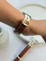 بند اپل واچ چرمی پیشی (کدw5083)